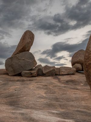 Boulders on Hemakuta Hill | Hampi, Karnataka, India