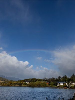 Rainbow over Lake Pehoé | Patagonia, Chile
