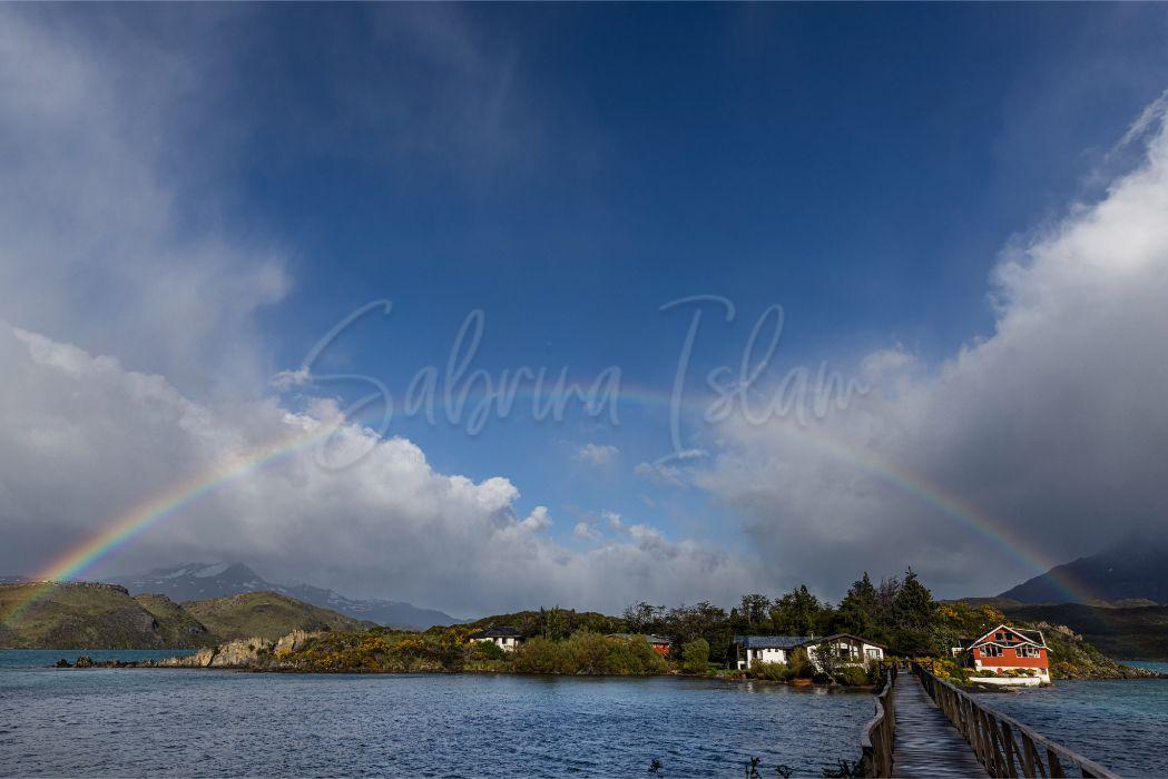 Rainbow over Lake Pehoé | Patagonia, Chile
