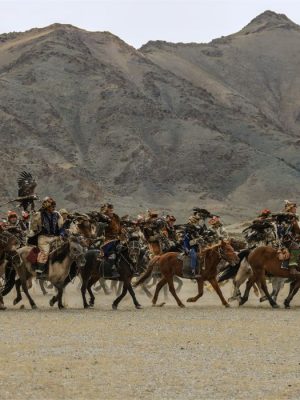 Golden Eagle Festival Riders | Sagsai Village Bayan-Ölgii, Mongolia