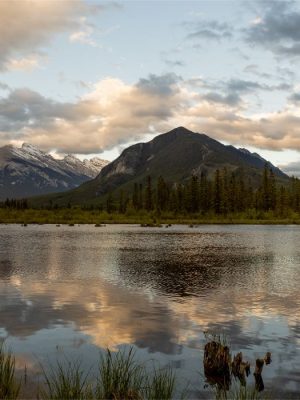 Sunset over Vermilion Lakes | Banff National Park Alberta, Canada