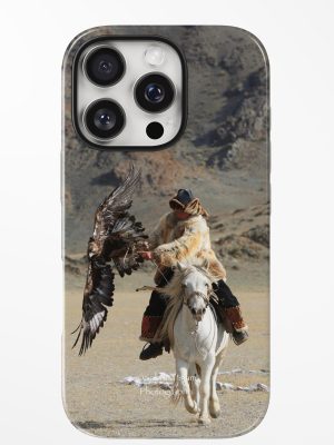 iPhone 16 Pro Max Cover - Eagle Hunter on Horseback